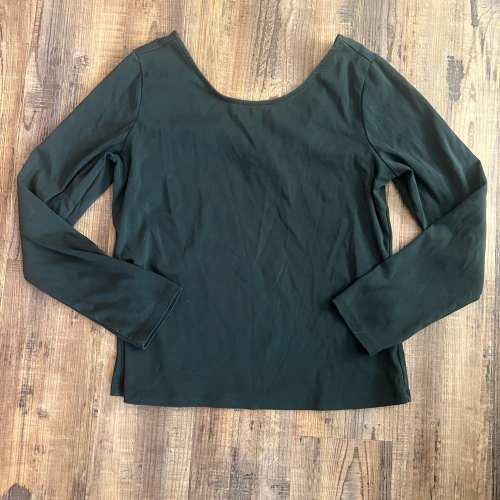 Banana Republic Dark Green Blouse